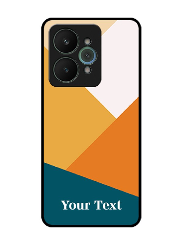 Custom Realme 15 5G Custom Metal Phone Case - Stacked Multi - Colour Design