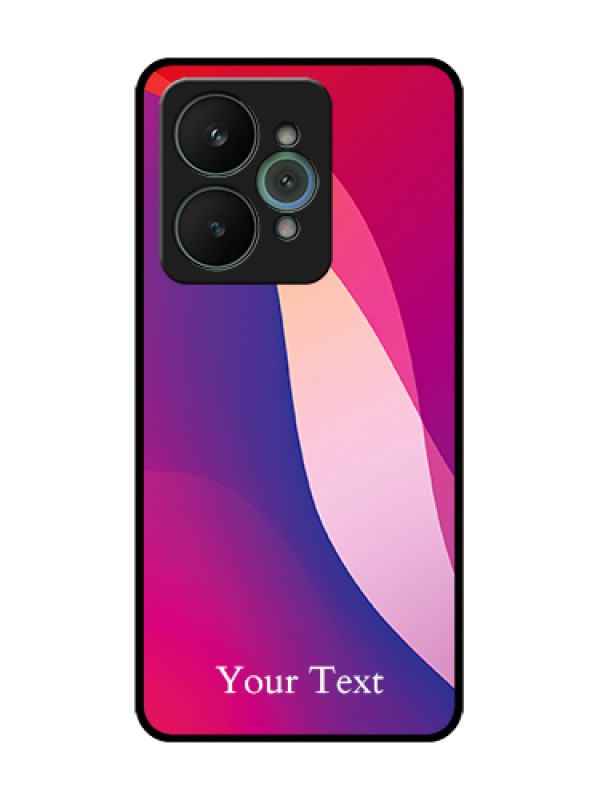 Custom Realme 15 5G Custom Metal Phone Case - Digital Abstract Overlap Design