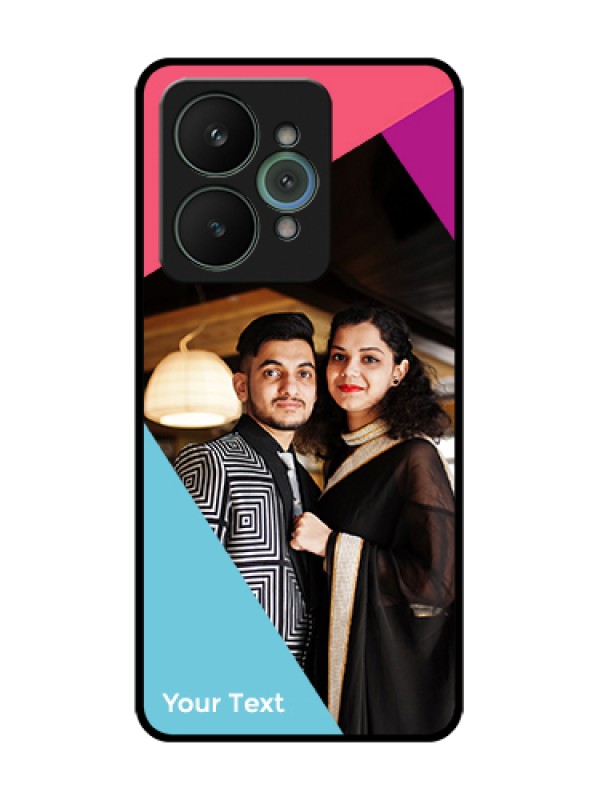 Custom Realme 15 5G Custom Metal Phone Case - Stacked Triple Colour Design