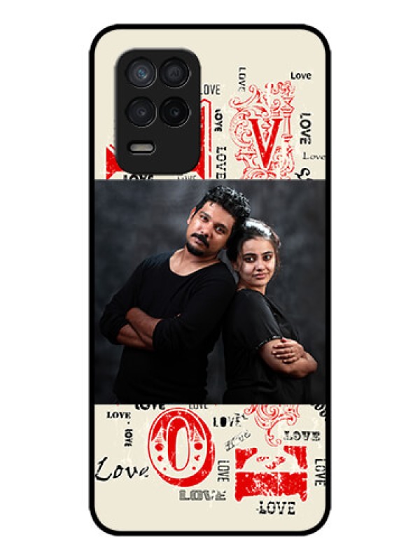 Custom Realme 8 5G Custom Metal Phone Case - Trendy Love Design Case