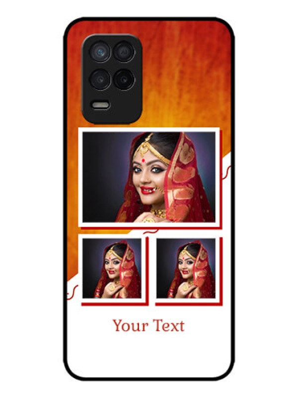 Custom Realme 8 5G Custom Metal Phone Case - Wedding Memories Design