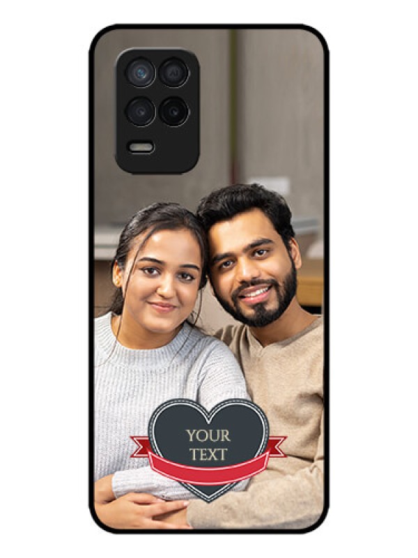 Custom Realme 8 5G Custom Metal Phone Case - Just Married Couple Design