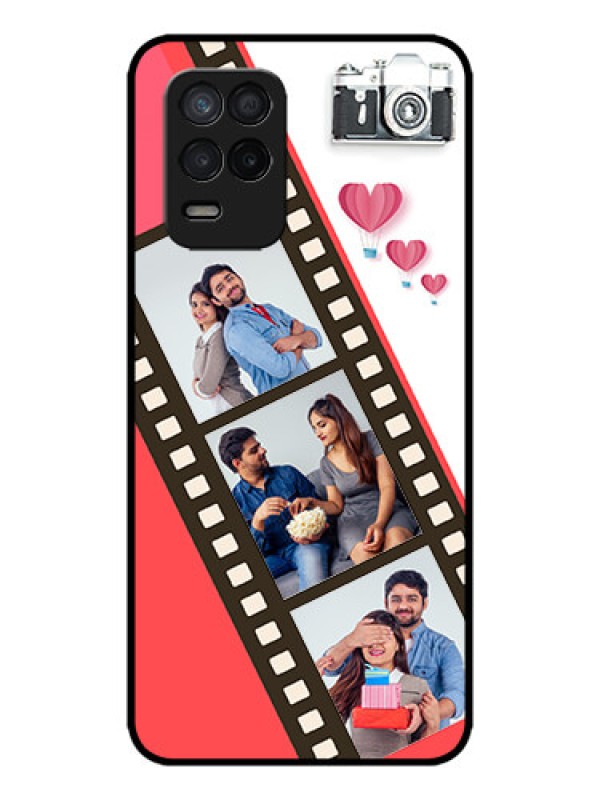 Custom Realme 8 5G Custom Metal Phone Case - 3 Image Holder With Film Reel