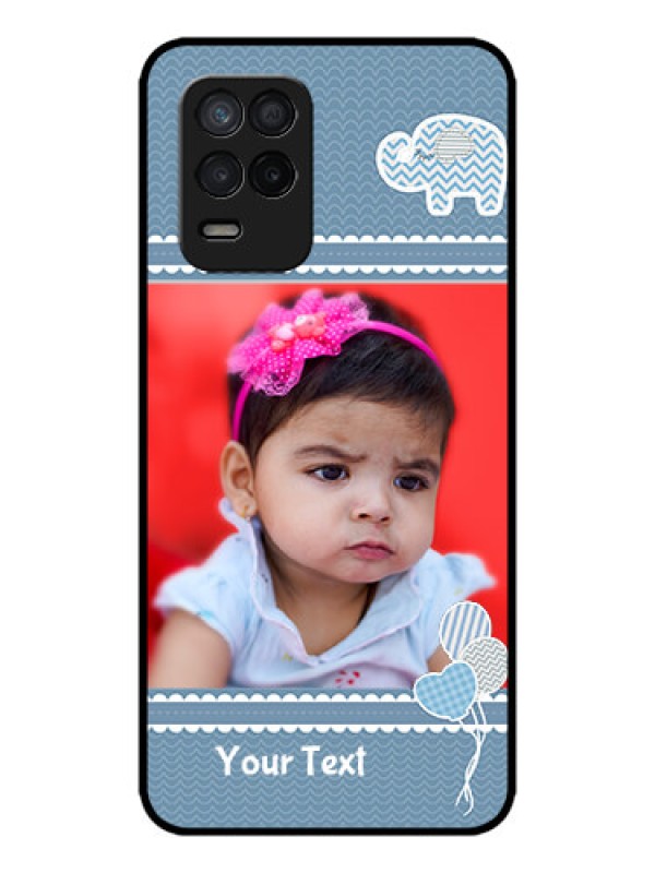 Custom Realme 8 5G Custom Metal Phone Case - With Kids Pattern Design