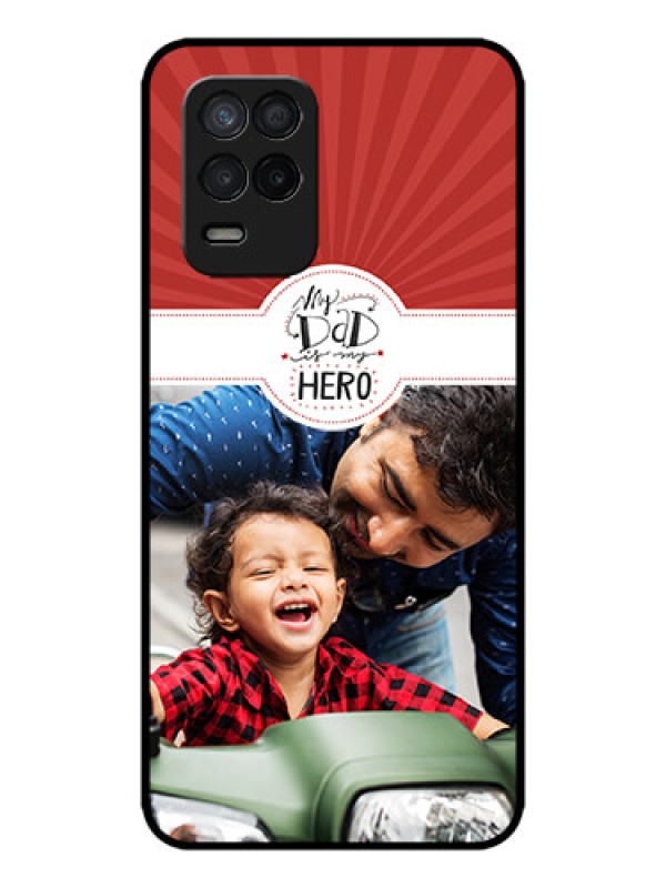 Custom Realme 8 5G Custom Metal Phone Case - My Dad Hero Design