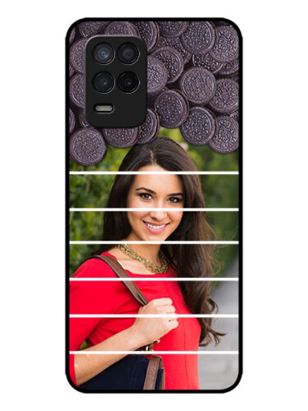 Custom Realme 8 5G Custom Metal Phone Case - With Oreo Biscuit Design