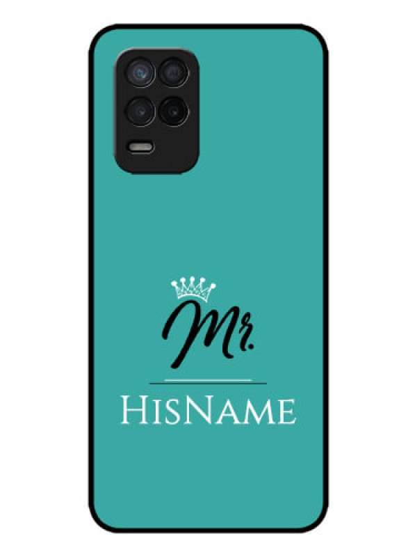 Custom Realme 8 5G Custom Metal Phone Case - Mr With Name Design