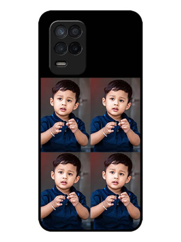 Custom Realme 8 5G Custom Metal Phone Case - 4 Image Holder Design