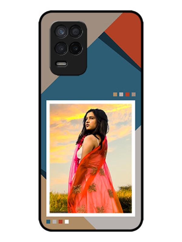 Custom Realme 8 5G Custom Metal Phone Case - Retro Color Pallet Design