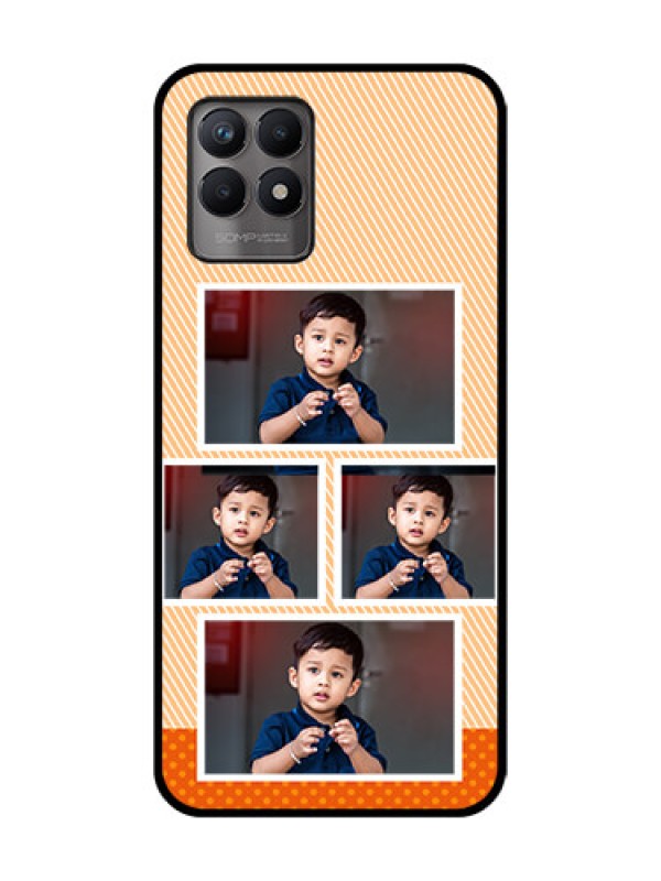 Custom Realme 8i Custom Metal Phone Case - Bulk Photos Upload Design