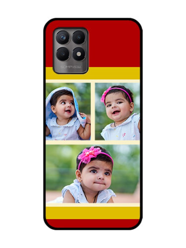 Custom Realme 8i Custom Metal Phone Case - Multiple Pic Upload Design