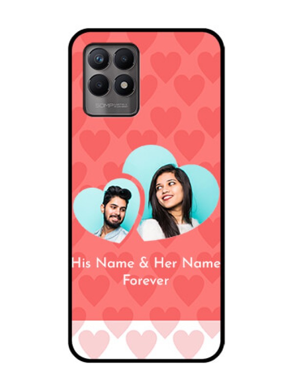 Custom Realme 8i Custom Metal Phone Case - Couple Pic Upload Design