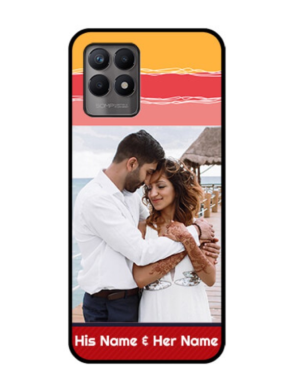 Custom Realme 8i Custom Metal Phone Case - Colorful Case Design