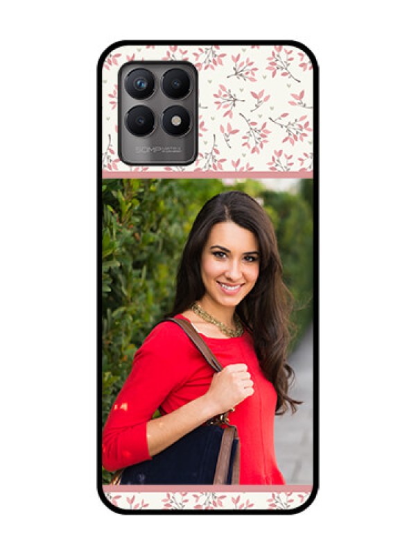 Custom Realme 8i Custom Metal Phone Case - Stunning Floral Design
