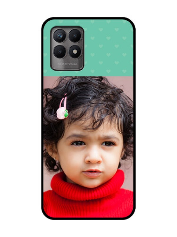 Custom Realme 8i Custom Metal Phone Case - Lovers Picture Design