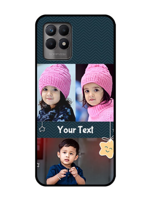 Custom Realme 8i Custom Metal Phone Case - Hanging Stars Design