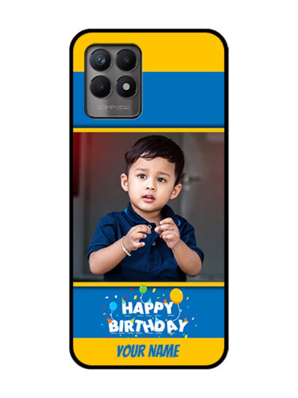 Custom Realme 8i Custom Metal Phone Case - Birthday Wishes Design