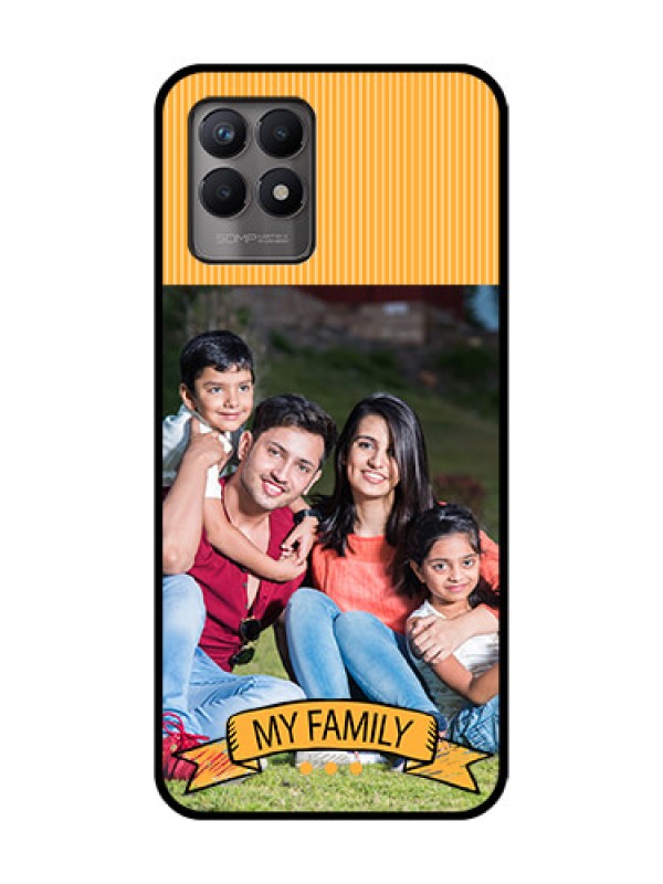 Custom Realme 8i Custom Metal Phone Case - My Family Design