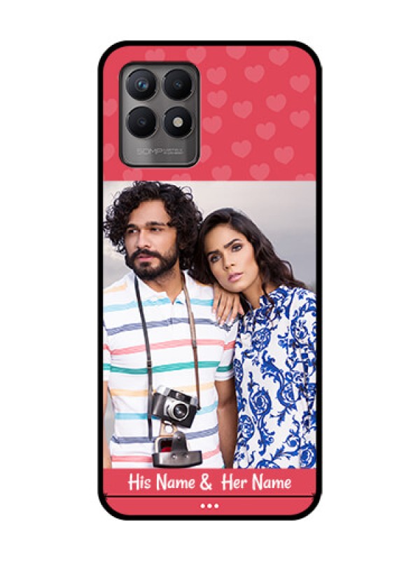 Custom Realme 8i Custom Metal Phone Case - Simple Love Design