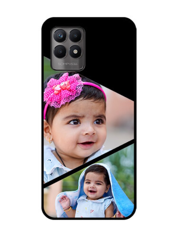 Custom Realme 8i Custom Metal Phone Case - Semi Cut Design