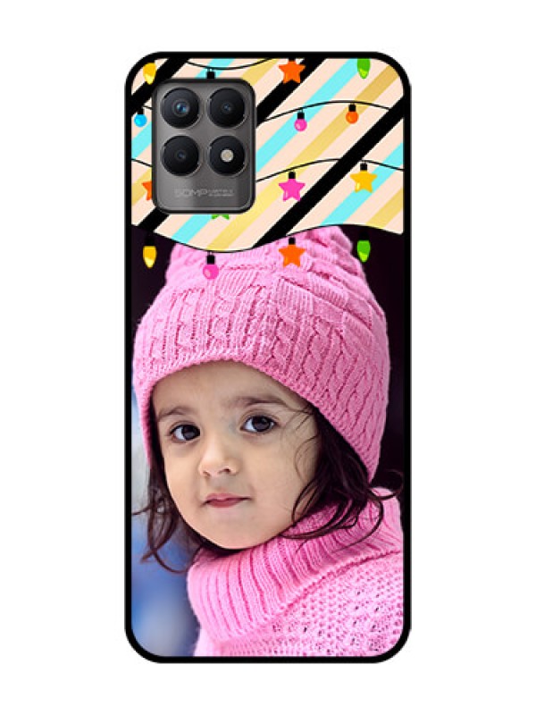 Custom Realme 8i Custom Metal Phone Case - Lights Hanging Design