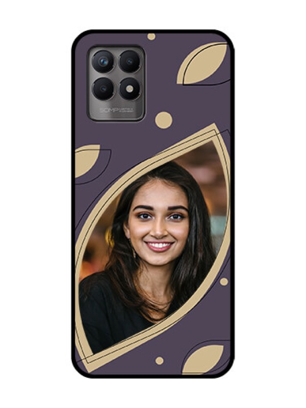 Custom Realme 8i Custom Metal Phone Case - Falling Leaf Design