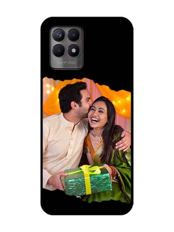 Custom Realme 8i Custom Metal Phone Case - Tear - Off Design
