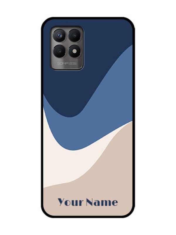 Custom Realme 8i Custom Metal Phone Case - Abstract Drip Art Design