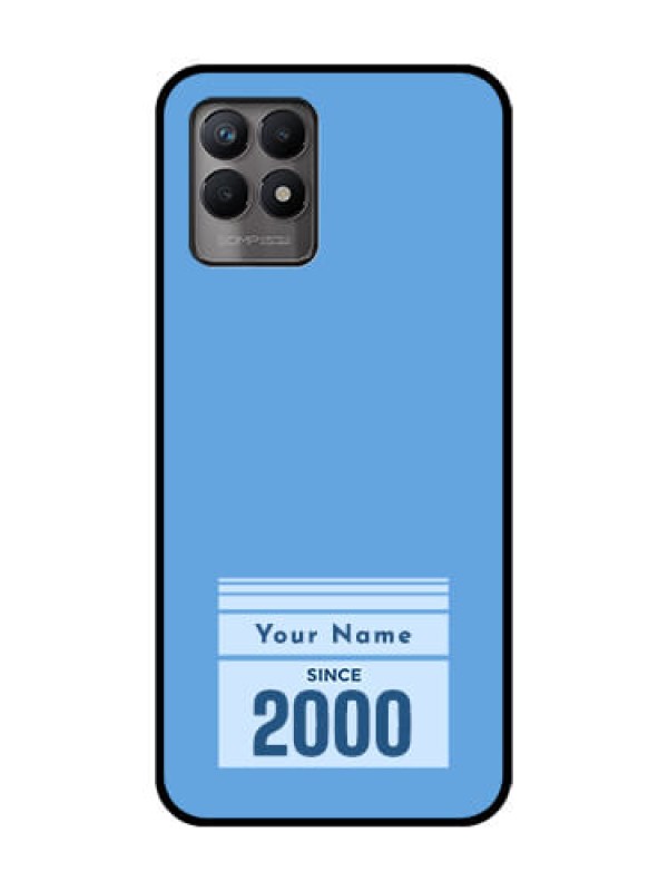 Custom Realme 8i Custom Metal Phone Case - Custom Year Of Birth Design