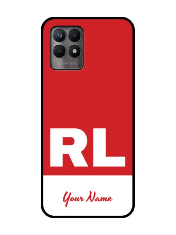 Custom Realme 8i Custom Metal Phone Case - Dual Tone Custom Text Design