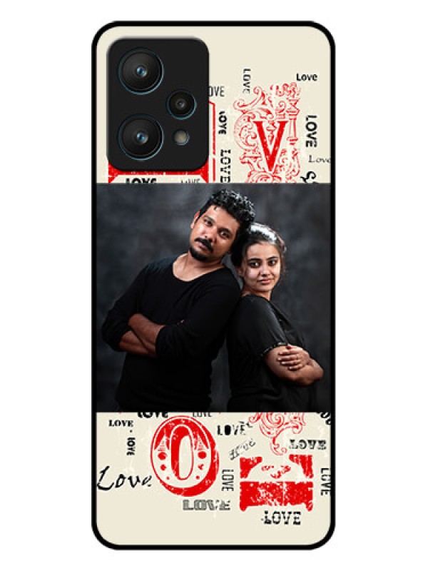 Custom Realme 9 Pro 5G Custom Metal Phone CaseTrendy Love Design Case