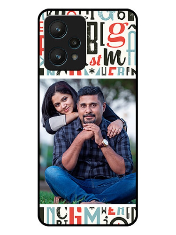 Custom Realme 9 Pro 5G Custom Metal Phone CaseAlphabet Design