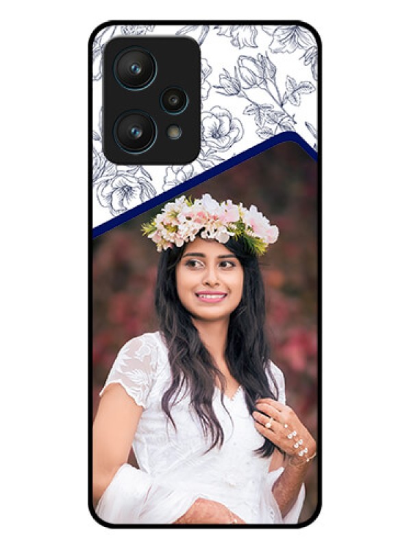 Custom Realme 9 Pro 5G Custom Metal Phone CaseClassy Floral Design