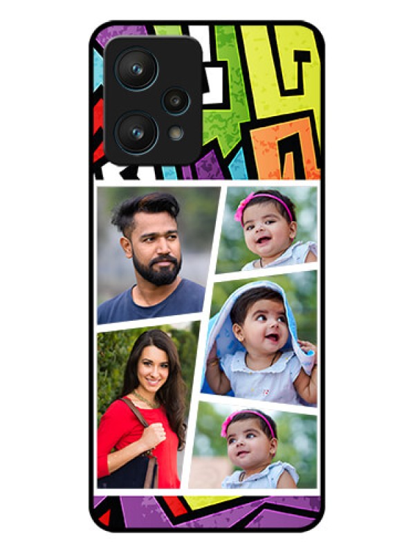 Custom Realme 9 Pro 5G Custom Metal Phone CaseGraffiti Pattern Design