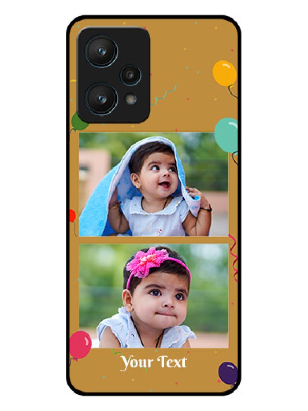 Custom Realme 9 Pro 5G Custom Metal Phone CaseImage Holder With Birthday Celebrations Design