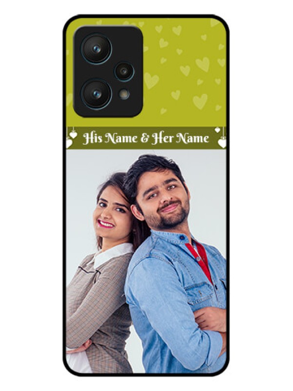 Custom Realme 9 Pro 5G Custom Metal Phone CaseYou and Me Heart Design