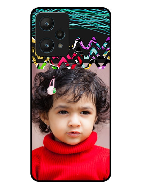 Custom Realme 9 Pro 5G Custom Metal Phone CaseNeon Abstract Design