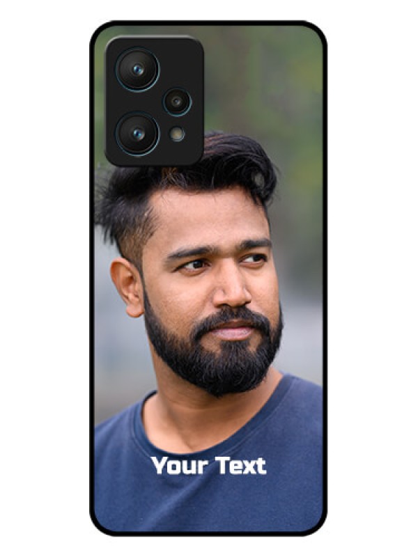 Custom Realme 9 Pro 5G Custom Metal Phone CasePhoto With Text Design