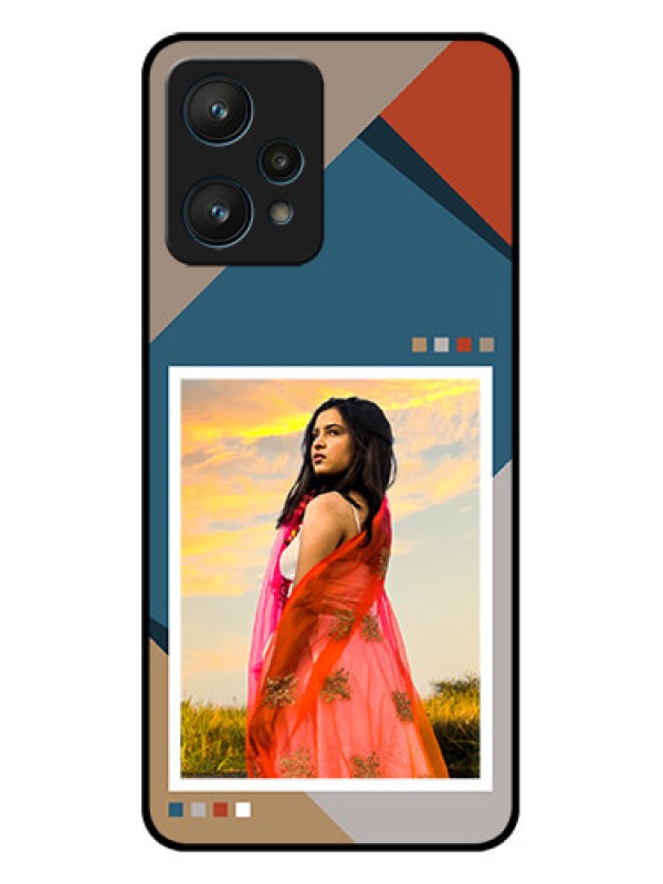 Custom Realme 9 Pro 5G Custom Metal Phone CaseRetro Color Pallet Design