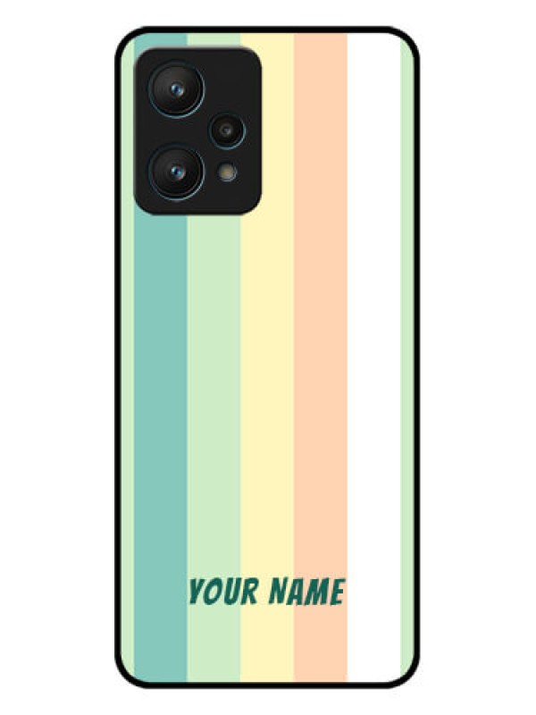Custom Realme 9 Pro 5G Custom Metal Phone CaseMulti - Colour Stripes Design
