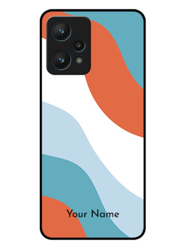 Custom Realme 9 Pro 5G Custom Metal Phone CaseColoured Waves Design