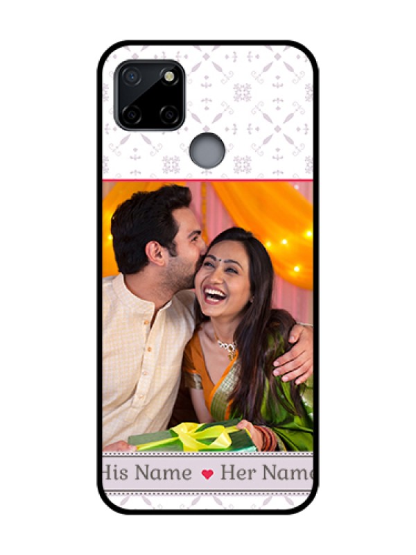 Custom Realme C12 Custom Metal Phone Case - With Photo And Ethnic Design