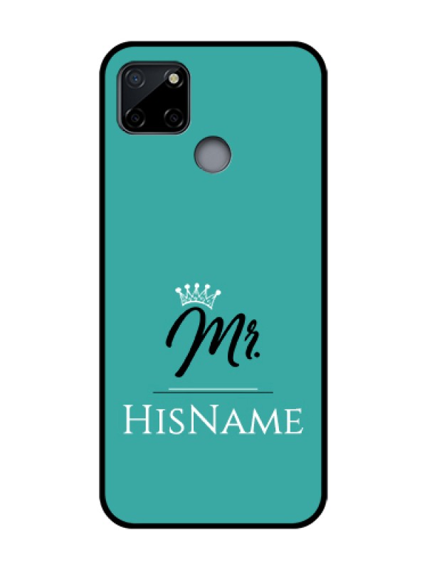 Custom Realme C12 Custom Metal Phone Case - Mr With Name Design