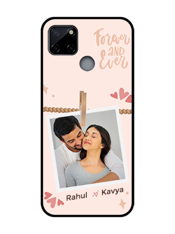 Custom Realme C12 Custom Metal Phone Case - Forever And Ever Love Design