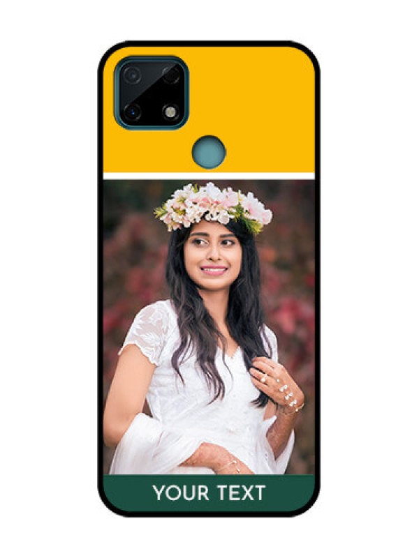 Custom Realme C25 Custom Metal Phone Case - Love You Design