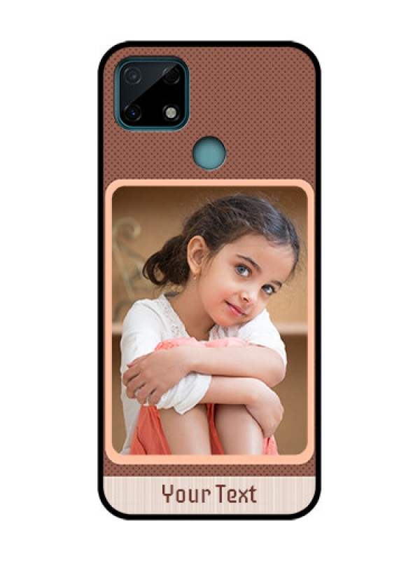 Custom Realme C25 Custom Metal Phone Case - Simple Pic Upload Design