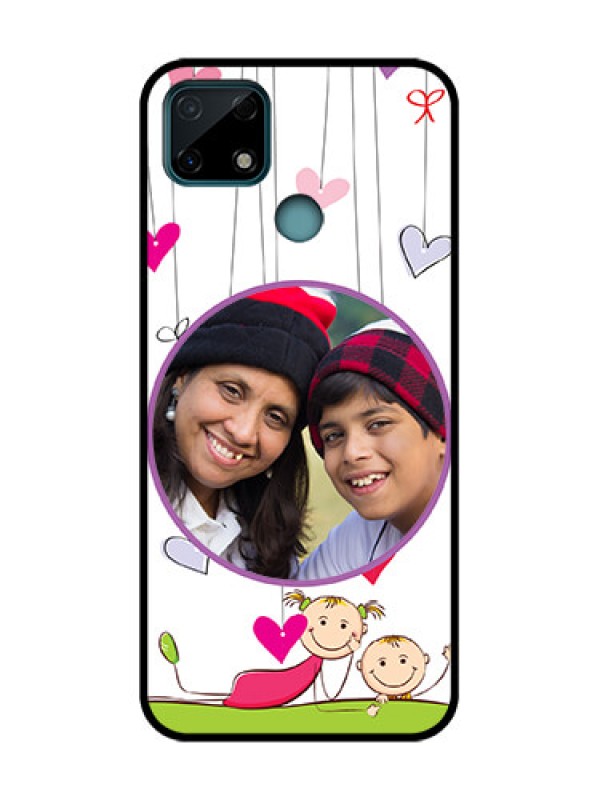 Custom Realme C25 Custom Metal Phone Case - Cute Kids Phone Case Design