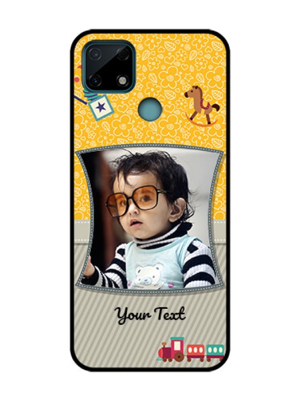 Custom Realme C25 Custom Metal Phone Case - Baby Picture Upload Design