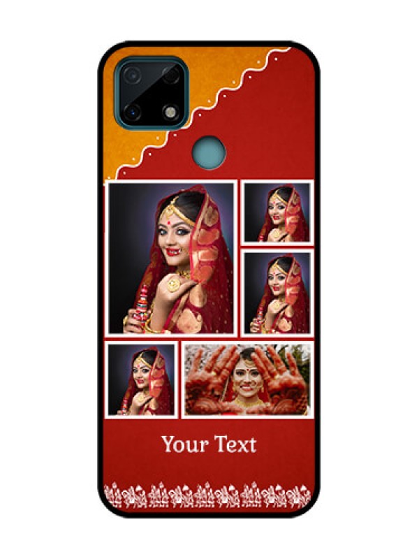 Custom Realme C25 Custom Metal Phone Case - Wedding Pic Upload Design
