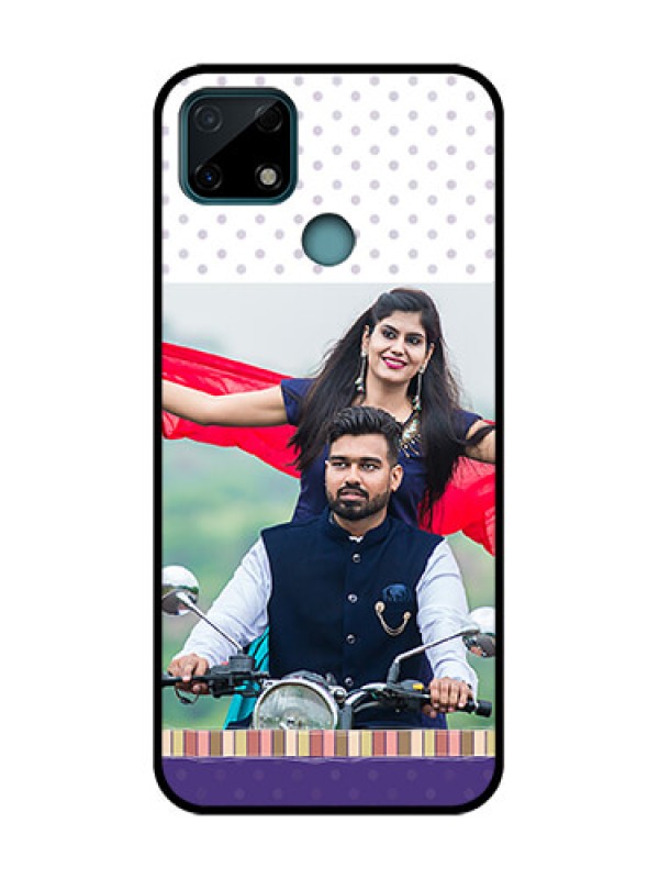 Custom Realme C25 Custom Metal Phone Case - Cute Family Design